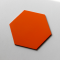 Colored Glaze Kitchen Bathroom Anti-Slip Matte Ceramic Hexagon Mosaic tile